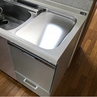 トップオープン食洗機の入れ替え工程