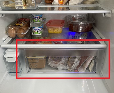 冷蔵庫内チルドケース（無印良品３ドア冷蔵庫　M-R25B用　）