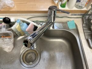 TOTO分岐水栓付きからの交換　施工後