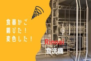 食洗機の食器かごが錆びたり変色するのはなぜ？お手入れ方法は？