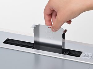 取り外しやすい排気口