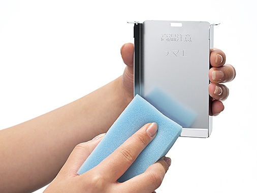 凹凸なく洗いやすいダクト