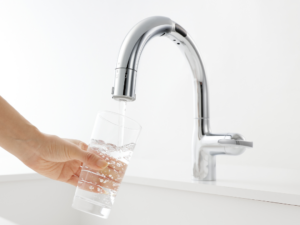 タカギの蛇口一体型浄水器LCシリーズ　やけど防止機能が勝手に働くのはなぜ？