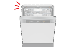 フロントオープン食洗機を撤去するイメージ