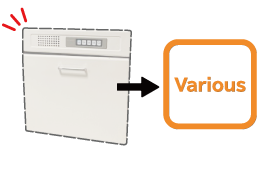 食器洗い乾燥機撤去仕上げのイメージ