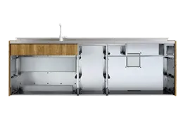 ステンレスキャビネットの写真