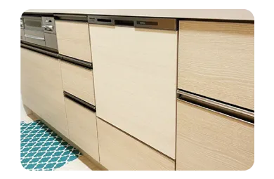 キッチンパネルの写真素材