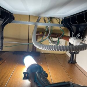 もう一度フロントオープン食洗機取替　 設備接続チェック