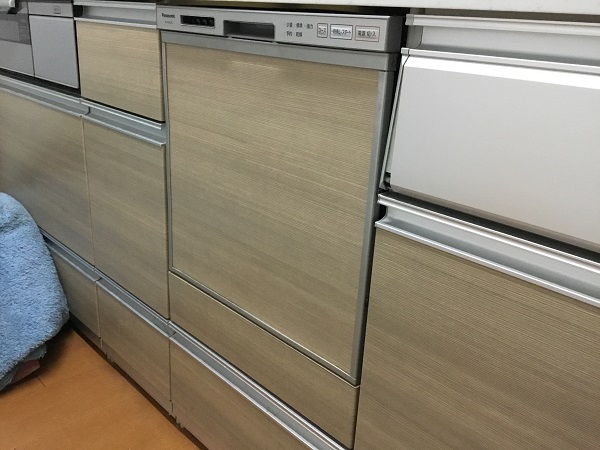 京都キッチン取付け隊　浅型を深型食洗機に取替　施工後