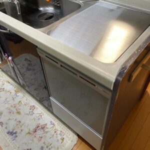 ナショナル松下電工（ナイス）カウンタートップ食洗機取替 施工完了