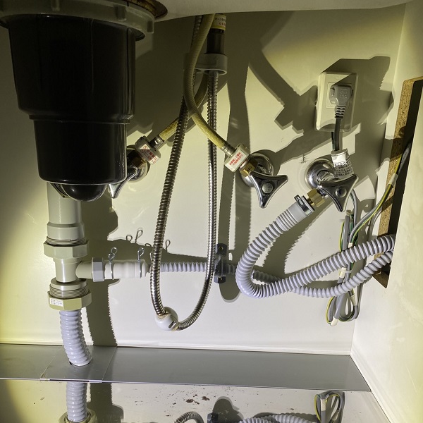 ナショナル松下電工（ナイス）カウンタートップ食洗機取替 給排水接続