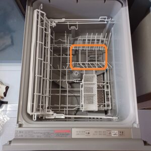 いらない食洗機や乾燥機の撤去工事色々　スライド食洗機　ニオイの原因