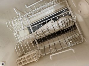 ヤマハのトップオープン食洗機を撤去する 食洗機カゴ