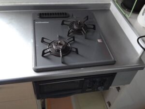 和歌山キッチン取付け隊　コンパクト2口コンロの交換