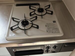 富山キッチン取付け隊　コンパクト2口コンロの交換