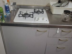 茨城キッチン取付け隊　コンパクト2口コンロの交換