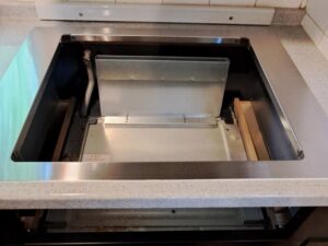 山梨キッチン取付け隊 サンウェーブ特殊コンロの工事