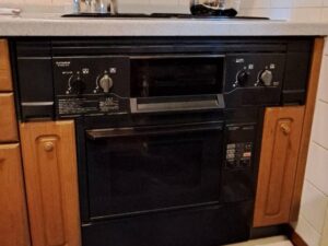 佐賀キッチン取付け隊　サンウェーブ特殊コンロの工事　施工前