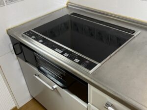 鳥取キッチン取付け隊 ガスコンロをIHヒーターに交換 施工後