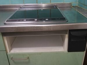 石川キッチン取付け隊　コンパクト2口ヒーターの取替