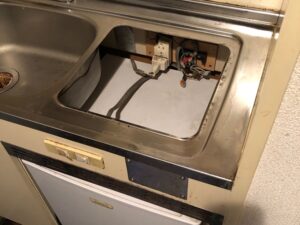 新潟キッチン取付け隊　ミニキッチン用1口ヒーターの取替