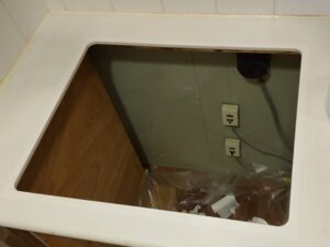 岐阜キッチン取付け隊　電気オーブンの取替　施工