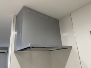 三重キッチン取付け隊　シロッコファンフードの取替　施工後