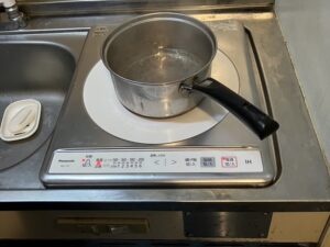 和歌山キッチン取付け隊　ミニキッチン用1口ヒーターの取替