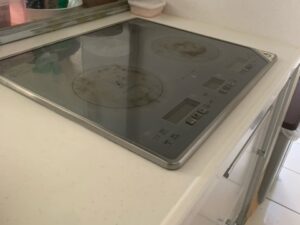 京都キッチン取付け隊　グリルなしヒーターの工事