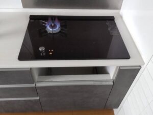 静岡キッチン取付け隊　ハイブリッドコンロに取替