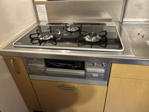 滋賀キッチン取付け隊　TOTO特殊コンロの工事　施工後