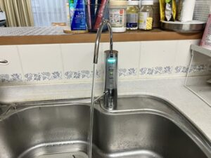 北海道キッチン取付け隊　アルカリイオン整水器の工事　施工後