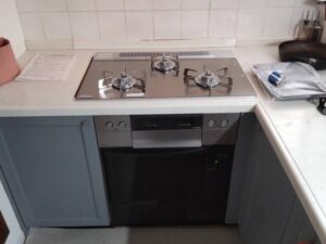 宮城キッチン取付け隊　ガスオーブンの工事　施工後