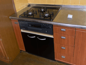 山口キッチン取付け隊　ガスオーブンの工事　施工後