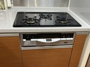 滋賀キッチン取付け隊　ガスコンロの取替　施工前