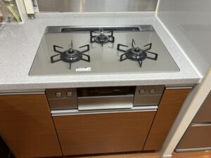 滋賀キッチン取付け隊　ガスコンロの取替　施工後 