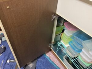宮崎キッチン取付け隊　キッチン扉蝶番メンテナンス　施工後 