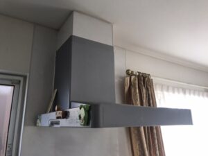 サイドレンジフードの取替　施工前