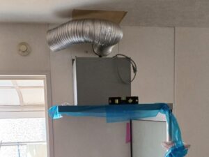 石川キッチン取付け隊　サイドレンジフードの取替　施工後 