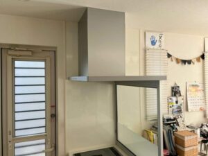 富山キッチン取付け隊　サイドレンジフードの取替　施工後