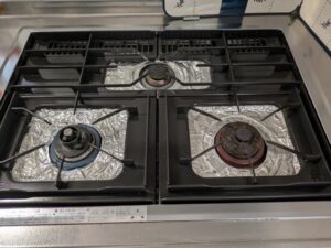 宮城キッチン取付け隊　サンウェーブ特殊コンロの工事 