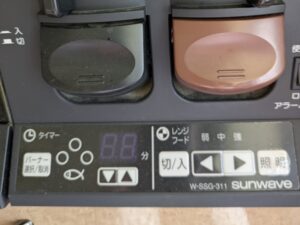 山口キッチン取付け隊　サンウェーブ特殊コンロの工事