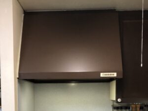石川キッチン取付け隊　シロッコファンフードの取替　施工前 