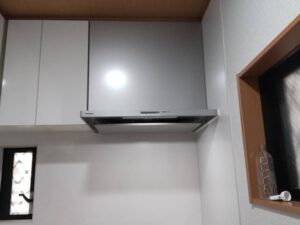 北海道キッチン取付け隊　シロッコファンフードの取替　施工後 