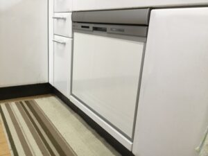 山口キッチン取付け隊　シンク下食洗機リフォーム　施工後