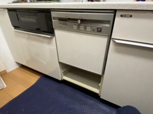 宮崎キッチン取付け隊　スライドオープン食洗機の取替　施工前