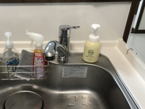 滋賀キッチン取付け隊　タカギ浄水栓の工事　施工前