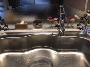タッチレス水栓への取替　施工前