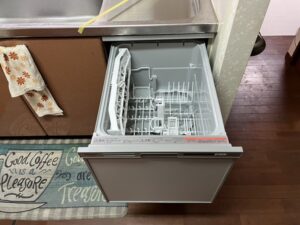 滋賀キッチン取付け隊　トップオープン食洗機の工事　施工後