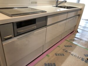 滋賀キッチン取付け隊　ビルトイン食洗機の後付け新設　施工前